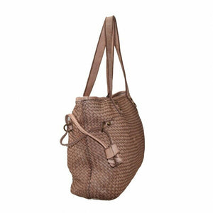 BZNA Bag Nele Taupe Italy Designer Damen Handtasche Tasche Schafsleder Shopper