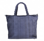 Load image into Gallery viewer, BZNA Bag Rozen Blau Italy Vintage Schultertasche Designer Damen Handtasche
