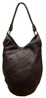 Load image into Gallery viewer, BZNA Bag Taina Braun Italy Designer Damen Handtasche Schultertasche Tasche
