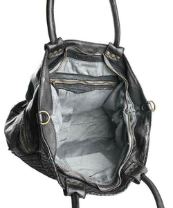 BZNA Bag Rita Rot used look Italy Designer Handtasche Schultertasche Leder