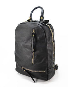 BZNA Bag Shane Schwarz Backpacker Designer Rucksack Handtasche Schultertasche