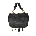 Load image into Gallery viewer, BZNA Bag Valona  Black italy Designer Leder Schulter Ledertasche Umhänge Tasche
