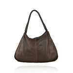 Load image into Gallery viewer, BZNA Bag Palma Braun Italy Designer Handtasche Schultertasche Tasche Leder
