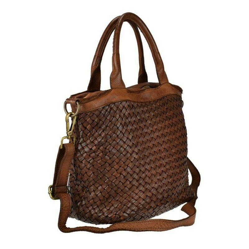 BZNA Bag Xenia Rot Italy Designer Damen Handtasche Tasche Leder Shopper