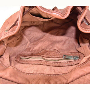 BZNA Bag Valona  Taupe italy Designer Leder Schulter Ledertasche Umhänge Tasche