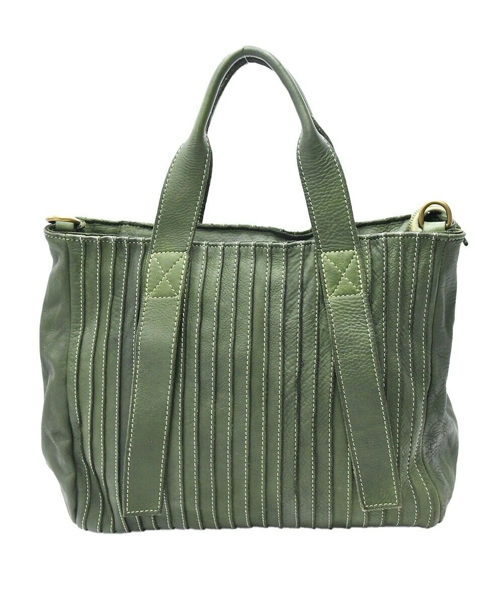 BZNA Bag Stine Grün Italy Designer Damen Handtasche Schultertasche Tasche