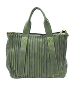 Load image into Gallery viewer, BZNA Bag Stine Grün Italy Designer Damen Handtasche Schultertasche Tasche
