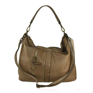 BZNA Bag Maila Cognac Designer Damen Leder Handtasche Schultertasche Tasche
