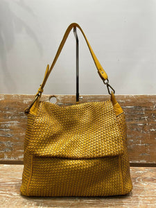 BZNA Bag Tarja Gelb Italy Designer Messenger Damen Handtasche Schultertasche