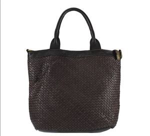 BZNA Bag Xenia Braun Italy Designer Damen Handtasche Tasche Leder Shopper