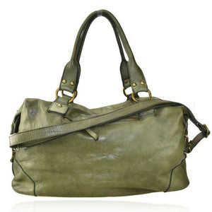BZNA Bag Auri Grau Italy Designer Damen Handtasche Schultertasche Tasche