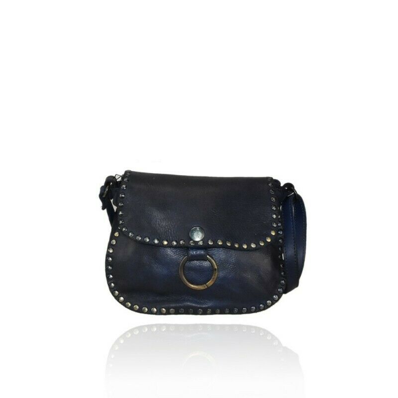BZNA Bag Ashley Blau Italy Designer Clutch Umhängetasche Damen Handtasche