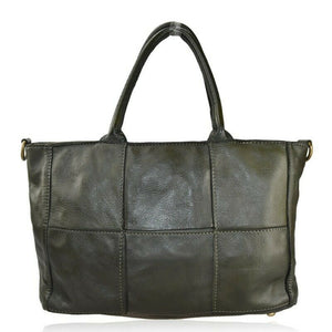 BZNA Bag Jada Grün Italy Designer Damen Handtasche Schultertasche Tasche Leder