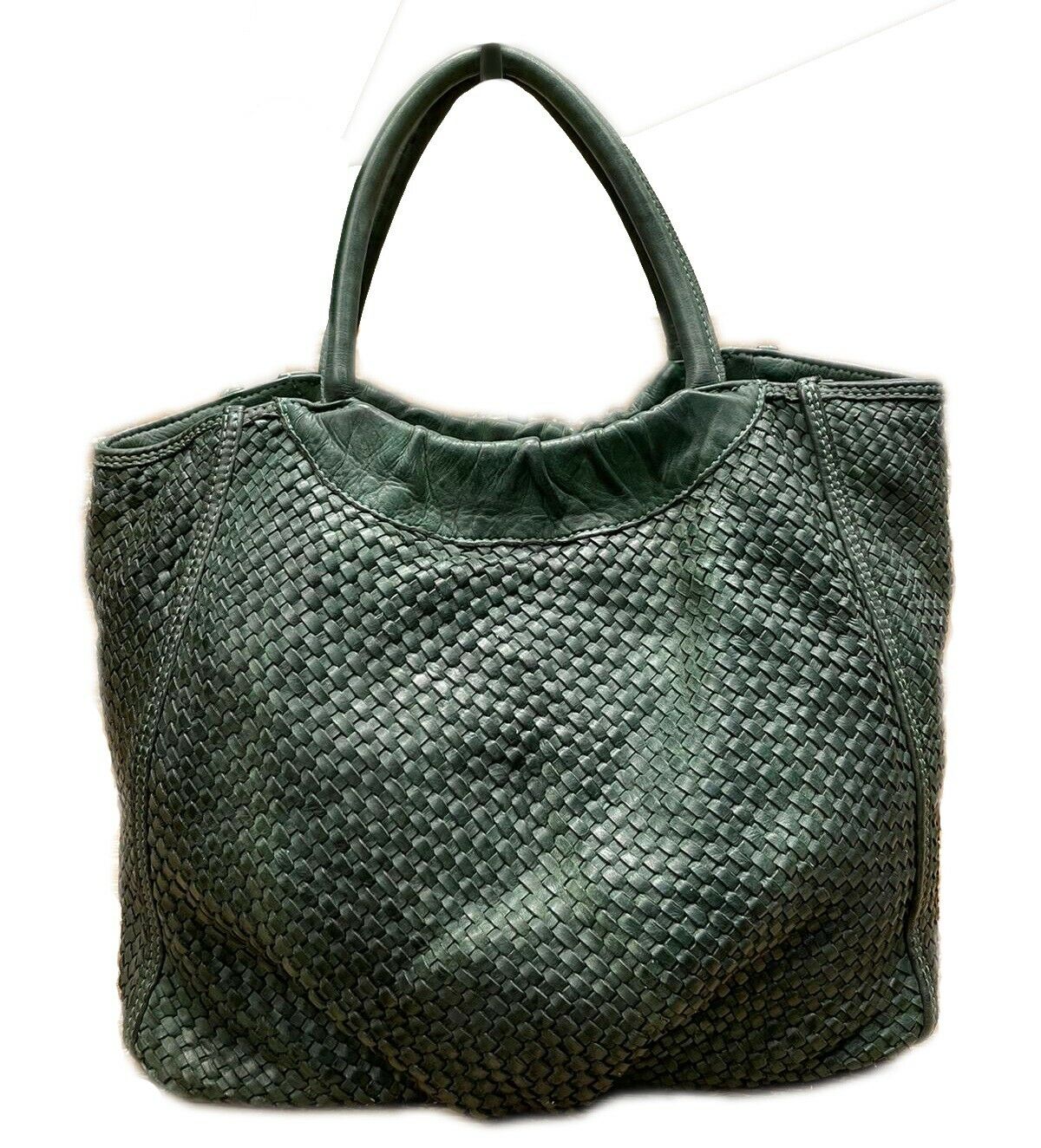 BZNA Bag Madita Grün Italy Designer Damen Handtasche Schultertasche Tasche
