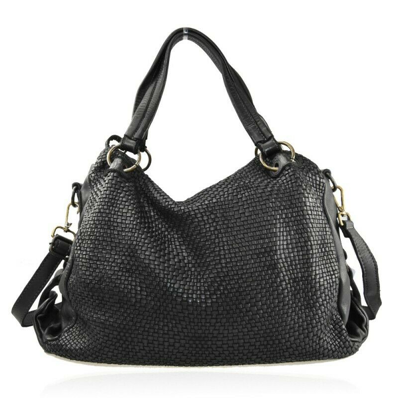BZNA Bag Arya Taupe Italy Designer Damen Handtasche Schultertasche Tasche