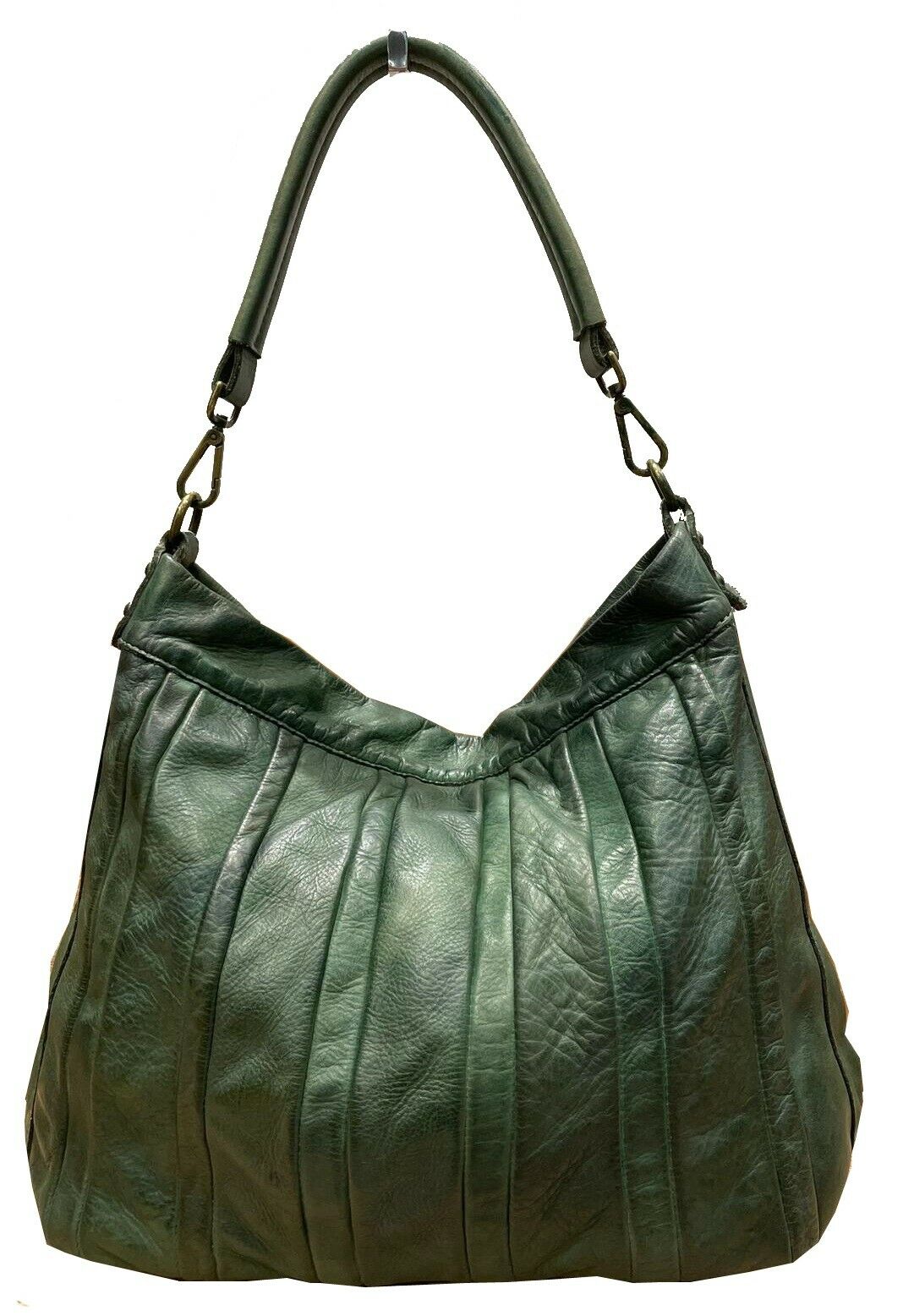 BZNA Bag Lennja Grün Italy Designer Damen Handtasche Schultertasche Tasche