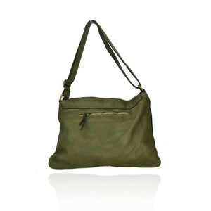 BZNA Bag Peru Taupe Italy Designer Messenger Damen Handtasche Schultertasche
