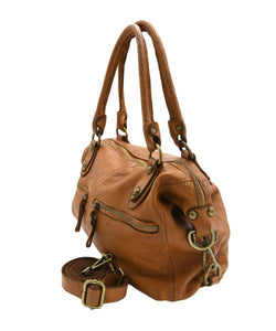BZNA Bag Salitta Taupe Italy Designer Damen Handtasche Schultertasche Tasche