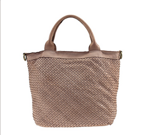 BZNA Bag Naomi rosa Italy Designer Damen Handtasche Tasche Schafsleder Shopper