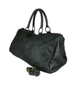 Load image into Gallery viewer, BZNA Bag Bruce Schwarz Italy Designer Weekender Damen Handtasche Schultertasche
