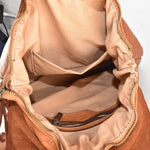 Load image into Gallery viewer, BZNA Bag Piana Cognac braun Italy Rucksack Backpacker Designer Tasche

