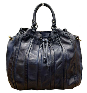 BZNA Bag Thora Blau Italy Designer Damen Handtasche Schultertasche Tasche