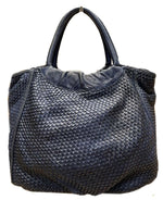 Load image into Gallery viewer, BZNA Bag Madita Blau Italy Designer Damen Handtasche Schultertasche Tasche
