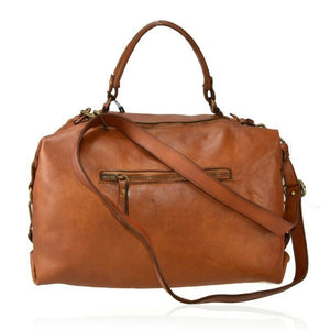 BZNA Bag Lia Braun Italy Designer Messenger Damen Handtasche Schultertasche