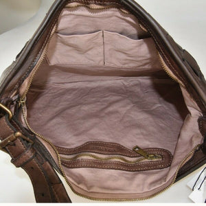 BZNA Bag Majvi bordeaux Italy Designer Damen Handtasche Schultertasche Tasche