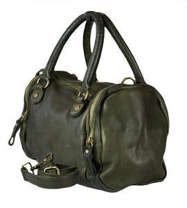 BZNA Bag Alisa Grün Italy Designer Messenger Damen Handtasche Schultertasche