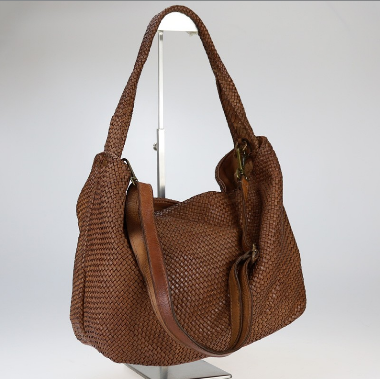 BZNA Bag Sanja Blau Italy Designer Damen Handtasche Schultertasche Tasche