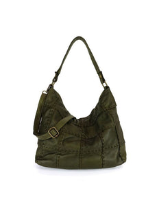 BZNA Bag Ocea Grün Italy Designer Damen Handtasche Schultertasche Tasche