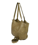Load image into Gallery viewer, BZNA Bag Kasia Taupe Italy Designer Beutel Umhängetasche Damen Handtasche Leder
