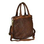 Load image into Gallery viewer, BZNA Bag Xenia Gelb Italy Designer Damen Handtasche Tasche Leder Shopper
