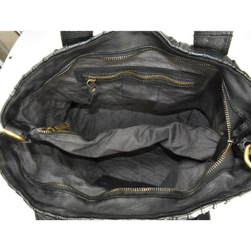 BZNA Bag Stine Taupe Italy Designer Damen Handtasche Schultertasche Tasche