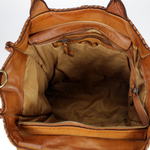 Load image into Gallery viewer, BZNA Bag Bea Beige Italy Designer Beutel Umhängetasche Damen Handtasche Leder
