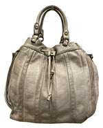 Load image into Gallery viewer, BZNA Bag Thora Taupe Italy Designer Damen Handtasche Schultertasche Tasche
