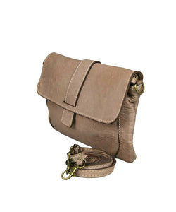 BZNA Bag Anica Taupe Clutch Italy Designer Damen Handtasche Schultertasche