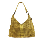 Load image into Gallery viewer, BZNA Bag Rebeca Gelb Italy Designer Damen Handtasche Schultertasche Tasche
