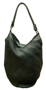 Load image into Gallery viewer, BZNA Bag Taina Grün Italy Designer Damen Handtasche Schultertasche Tasche
