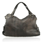 Load image into Gallery viewer, BZNA Bag Arya Braun Italy Designer Damen Handtasche Schultertasche Tasche
