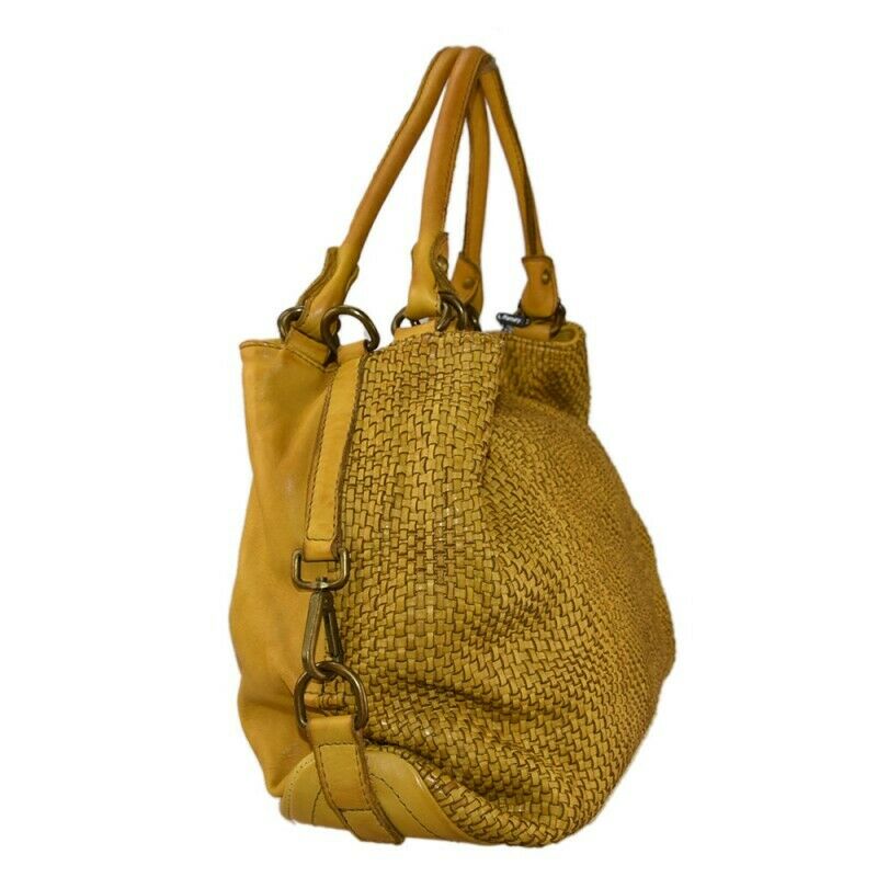 BZNA Bag Dana Cognac Italy Designer Damen Handtasche Schultertasche Tasche