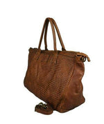Load image into Gallery viewer, BZNA Bag Funny Grün Shopper Tasche Schultertasche Handtasche Designer Leder
