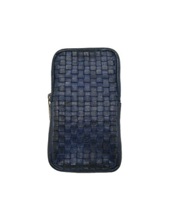 BZNA Bag Kate Blau Italy Designer mobile Handytasche Ledertasche Umhängetasche
