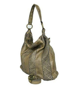 Load image into Gallery viewer, BZNA Bag Zoe Taupe Italy Designer Damen Handtasche Schultertasche Tasche
