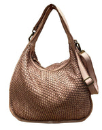Load image into Gallery viewer, BZNA Bag Sanna Taupe Italy Designer Damen Handtasche Schultertasche Tasche Leder
