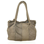 Load image into Gallery viewer, BZNA Bag Vesna taupe Italy Designer Messenger Damen Ledertasche Handtasche
