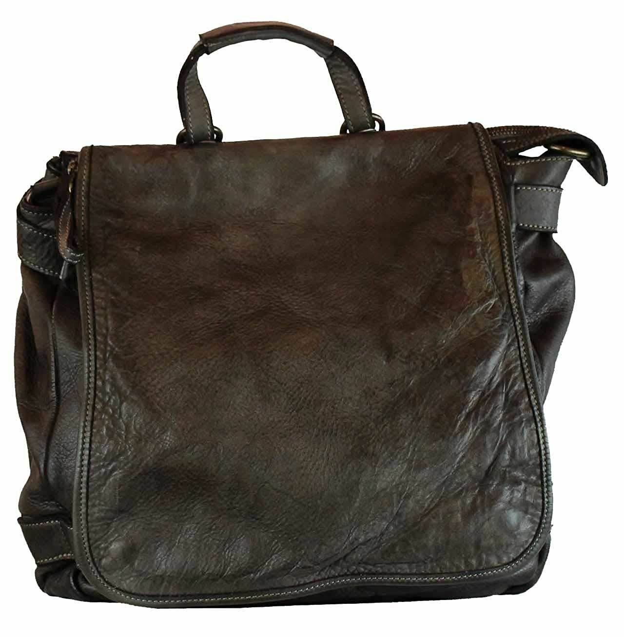 BZNA Bag Anna braun Backpacker Designer Rucksack Ledertasche Damenhandtasche