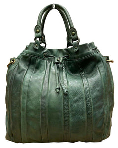 BZNA Bag Thora Grün Italy Designer Damen Handtasche Schultertasche Tasche