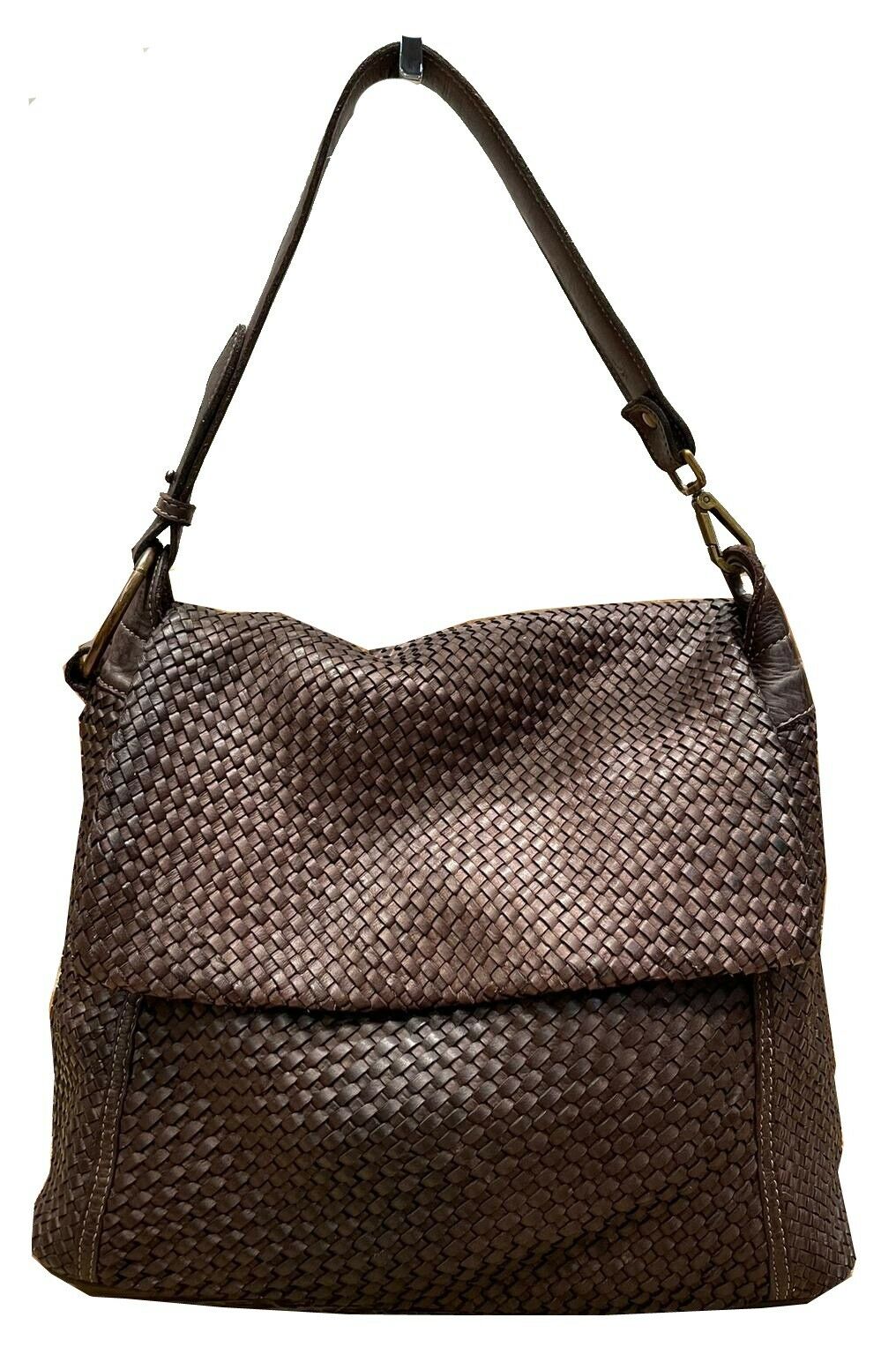 BZNA Bag Tarja Braun Italy Designer Messenger Damen Handtasche Schultertasche